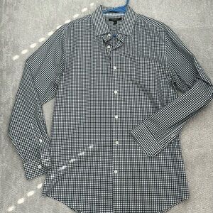 Banana Republic Blue Gingham Dress shirt